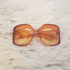 Vintage costume rose colored glasses